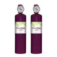 Wine Preservation System of WineStation Pristine with Dual Zone Temperature Control and 2-Pack Argon Gas Included N3
