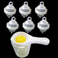 Sher 1PCS The Egg Yolk Separator+6PCS Egg-Boiler Egg Steamer