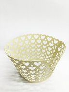 HUAL Cupcake Wrappers 50 Filigree Artistic Bake Cake Paper Cups Heart Lace Laser Cut Liner Baking Cup Muffin Case... N4