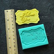 Anyana Silicone Fondant Mould Cake Decorating Tool Chocolate Sugar Craft I Love You