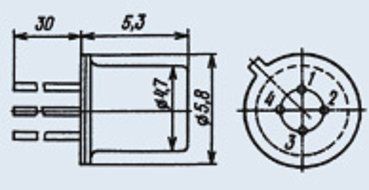 Optocouplers AOD101A USSR 6 pcs N2