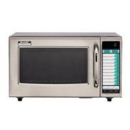 Sharp R21LVF 1000W Light Duty S/S Microwave Oven