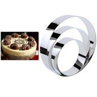 Aprince Cake Mold Mousse Ring - Set of 3 - 6''8''10'' Stainless Steel Cake Mousse Mold Baking Ring (Square) N11