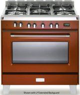 Verona VCLFSGG365R 36&quot; Classic Gas Range in Gloss Red