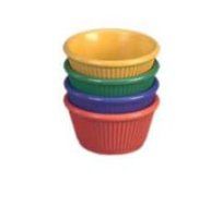 Gessner Products IW-0383A-BERRY 3 oz. Fluted ramekin- Case of 12