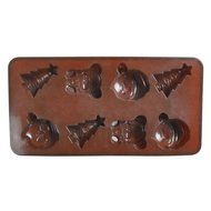 Silicone Chocolate Mold Christmas Ice Cube Tray N2