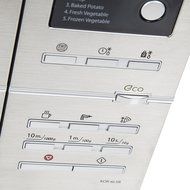 Daewoo Digital Eco Microwave Oven 20 Litre Capacity Stainless Steel 800 Watts 1 Year Warranty [KOR6L5R] N2
