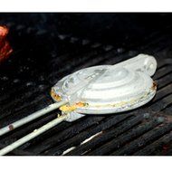 Home Round Pie Iron with Steel Sandwich Cooker Tool Perfect for Party and Camp(37.5x11cm) N4
