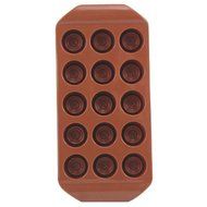 Topro Buttons Chocolate Candy Cookie Cake Topper Jelly Silicone Mould