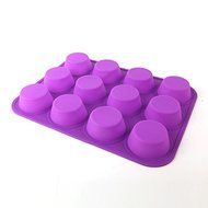 silicone molds de silicona para horno cupcake 12 lattices Cake Moulds muffin mold baking tools kitchen accessories... N3