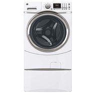 GE GFWS1700HWW 4.3 Cu. Ft. White Stackable Front Load Washer - Energy Star N3