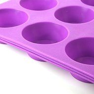 silicone molds de silicona para horno cupcake 12 lattices Cake Moulds muffin mold baking tools kitchen accessories... N4