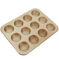 Yilove Non Stick 12 Cup Muffin Cupcake Pan (Black) N7