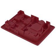 Sher (Random color)1Pc Silicone Candy &amp; Ice Cube Trays Building Bricks and Little Man Robot Bar Mold Shapes
