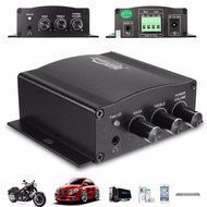 ELEGIANT 30W + 30W High Power Enthusiast Desktops Pure Digital Hi-Fi Stereo Amplifier for Car Home Motorcycle... N7