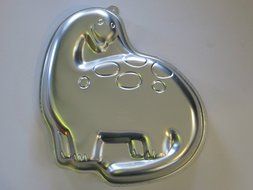 Wilton 1 2 3 Cake Pan: Dinosaur (2105-9475, 1992) N2