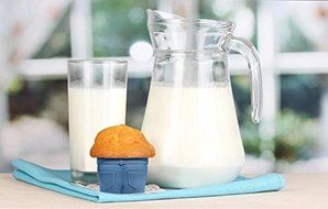 "Muffin Top" silicone mold individual muffin pans (Set of 6) N4