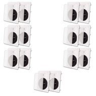 Acoustic Audio MT8 In Wall 8" Speaker 7 Pair Pack 2 Way Home Theater 4200 Watt MT8-7PR