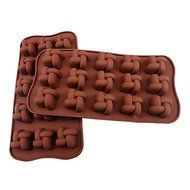 Sher Silicone 15 Holes Windmill Shape Chocolate Mould(Color Randoms) N2