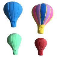 LYNCH 3D Air Balloon Silicone Cake Fondant Mold Kitchen Accessories,Pink N4
