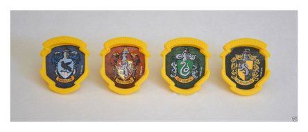 12 Harry Potter Hogwarts Houses Cup Cake Rings Topper Party Goody Favor Supply N4