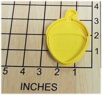 Fall Acorn Shape Fondant Cookie Cutter and Stamp #1333