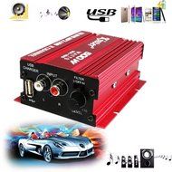 ELEGIANT 500W Mini Hi-Fi 2CH Amplifier Booster Radio MP3 Stereo with Power Cable for Car Motorcycle Home N6