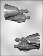 CK Products 4-1/4-Inch 3-D Bride &amp; Groom Chocolate Mold