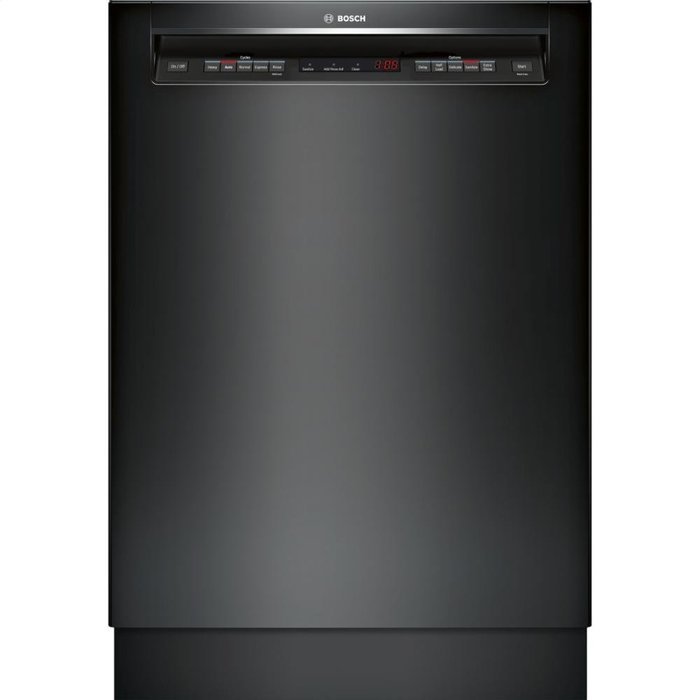 Bosch SHE65T56UC 500 24" Black Semi-Integrated Dishwasher - Energy Star N7