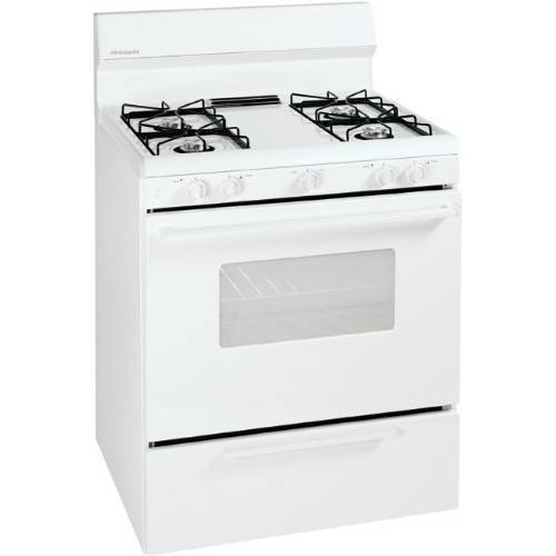 Frigidaire FFGF3005MW30" White Gas Open Burner Range