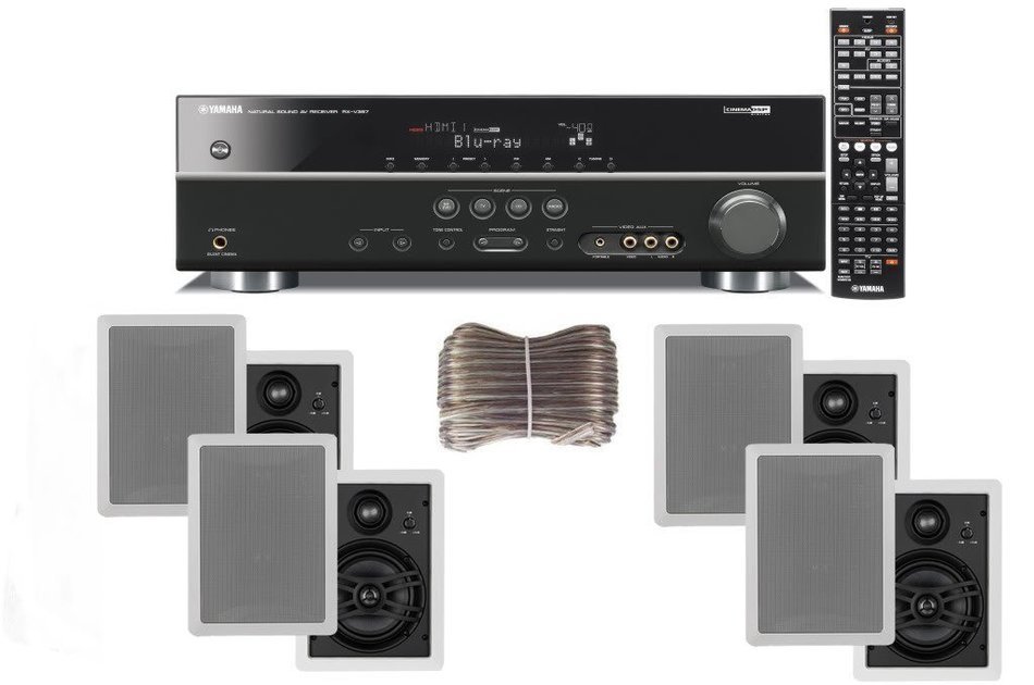 Yamaha 3D-Ready 5.1-Channel 500 Watts Digital Home Theater Audio/Video Receiver with 1080p-compatible HDMI repeater... N22