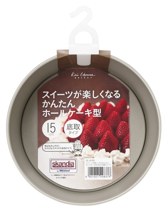 Type 15cm kai House SELECT preparative hole cake mold Kai bottom N3