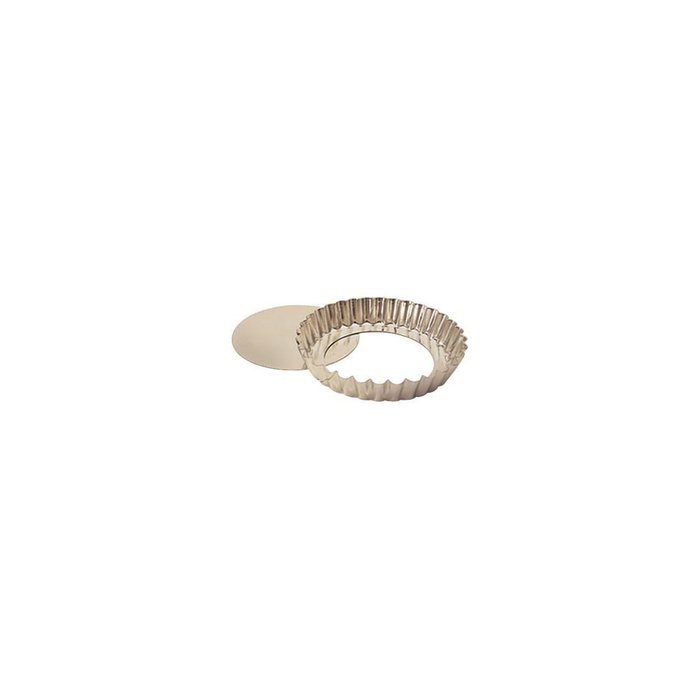 Matfer Bourgeat 341771 Fluted Tart Mold with Removable Bottom