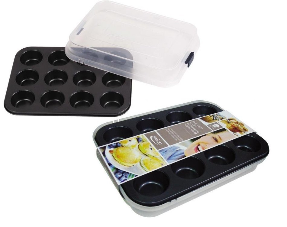 12 Cup Muffin With Lid - Euro-Ware-554