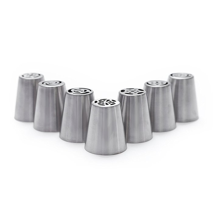 Iconic Russian Piping Tip Set, 7-Piece N5