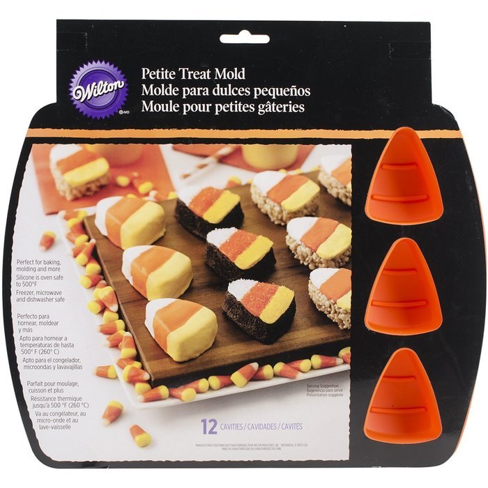 Wilton 2105-8331 12 Cavity Silicone Candy Corn Mold