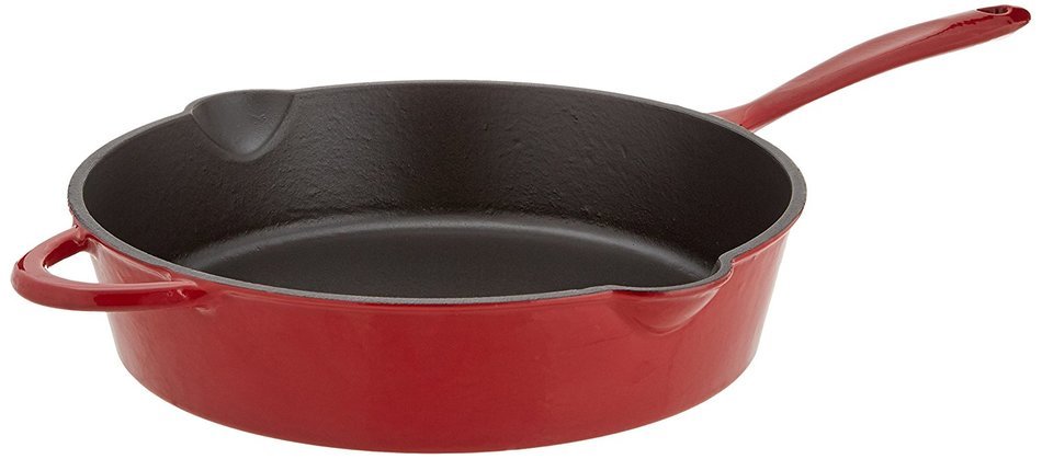 Mario Batali by Dansk Enameled Cast Iron Pizza Pan and Griddle, 12-Inch, Chianti N16