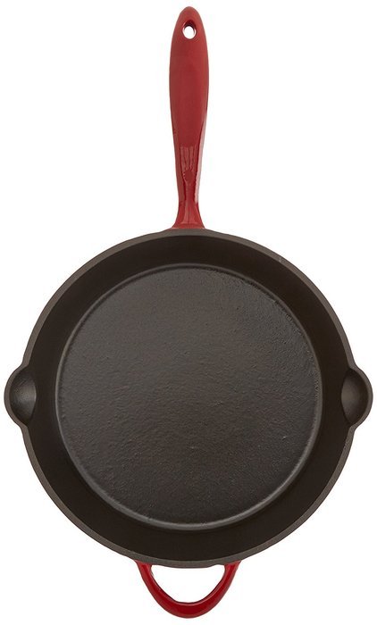 Mario Batali by Dansk Enameled Cast Iron Pizza Pan and Griddle, 12-Inch, Chianti N18