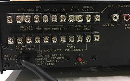 Bogen GS60 AMPLIFIER 60WS DUAL EQ N2