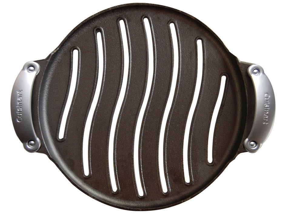 Cuisinart Pre-Seasoned Cast Iron Grilled Pizza Set
