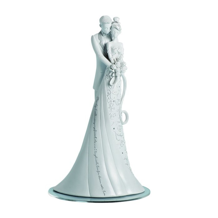 Language of Love "Embrace" Cake Topper, 9-Inch