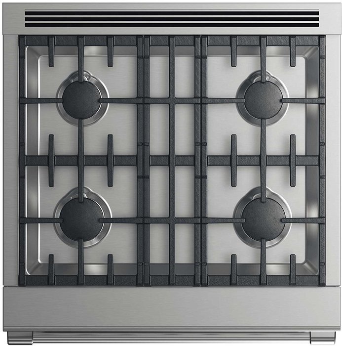 DCS RGV2304N 30" Gas Freestanding Range with 4 Burners in Stainless Steel