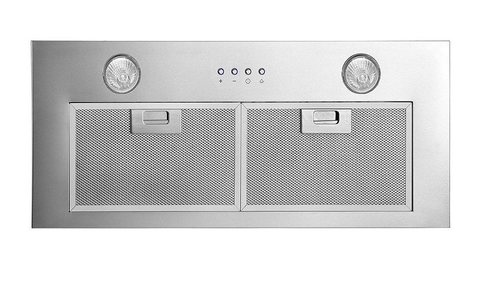 Ancona Stainless Steel 450 CFM Built-In Range Hood, 28-Inch N2