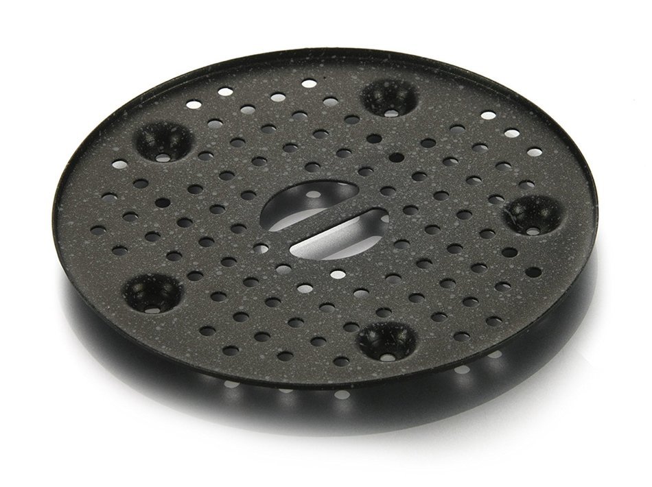 Microhearth 1-1/2-Quart Covered Nonstick 4-Piece Everyday Pan Set with Steam Pan and Muffin Pan, Light Gray N2