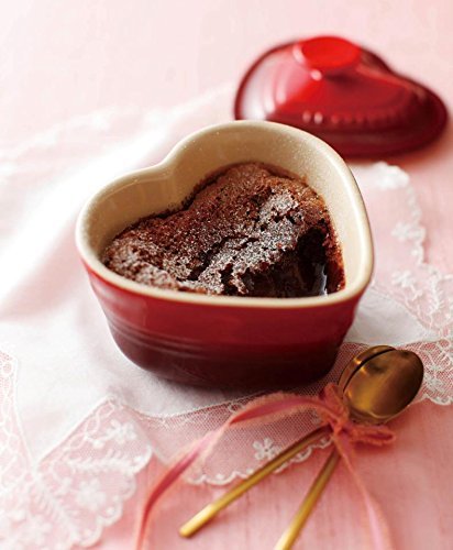 Le Creuset Stoneware Heart Ramekin with Cover, Red