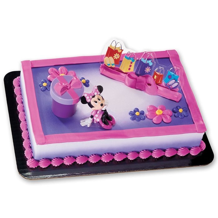 Mickey and Friends - Minnie Hat Box DecoSet Cake Decoration