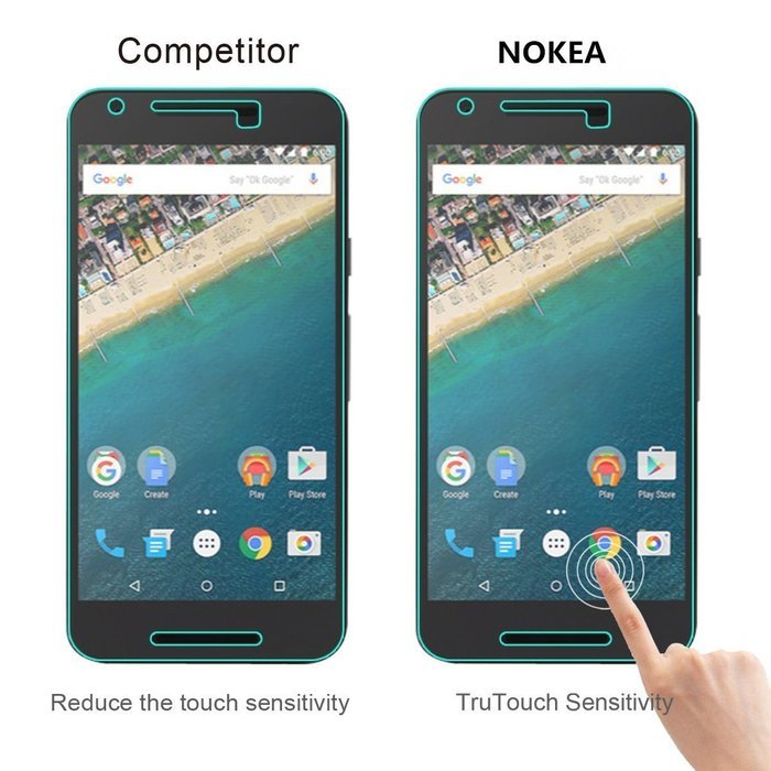 [2 Pack] Samsung Galaxy Note 5 Screen Protector, NOKEA [Tempered Glass] with [9H Hardness]... N24