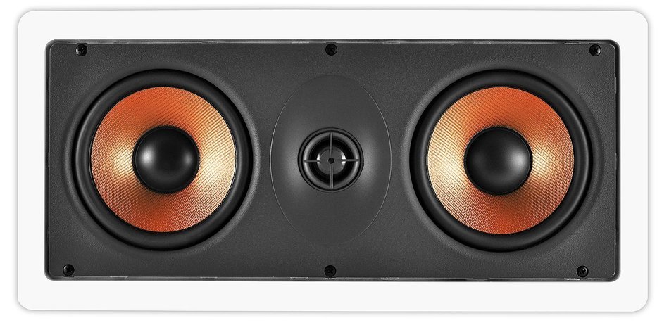 OSD Audio IW545 Dual 5.25-inch Polypropylene Home Theatre In-Wall Center Channel LCR Speaker, Single N5