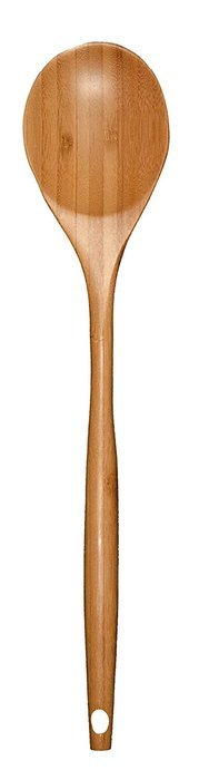 Totally Bamboo Slotted Spoon, 100% Bamboo Kitchen Utensil, 14" long N4