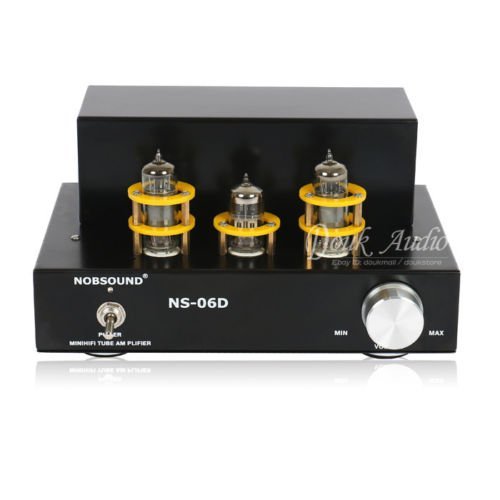 Nobsound 6N2 Push 6P1 2.0 Channel Stereo Mini Class A Single-ended Hifi Tube Amplifier 3WX2 N3